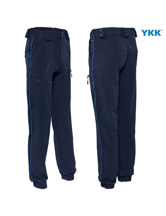 PANTALON INTERVENTION MAT BLEU POLICE MUNICIPALE  - 2