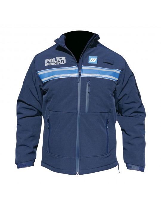 Blouson Softshell Police Municipale Grand froid matelassé  - 1