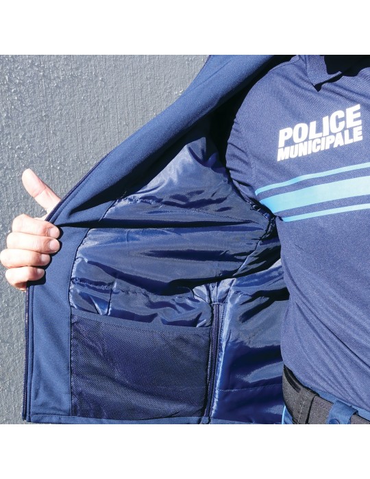 Blouson Softshell Police Municipale Grand froid matelassé  - 4