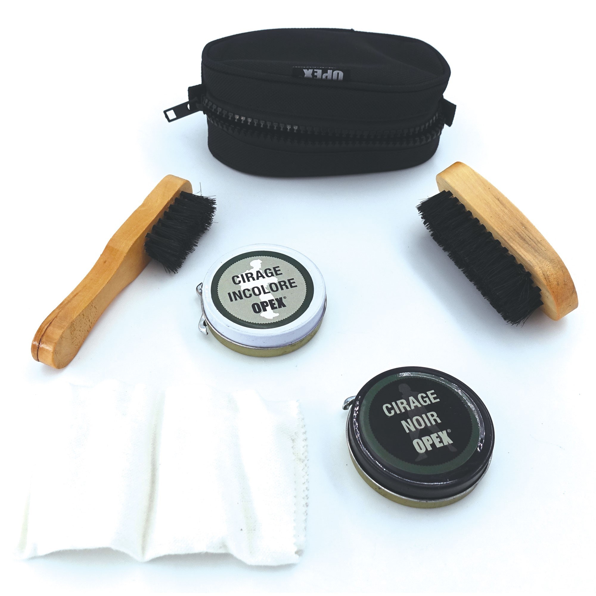 TROUSSE AVEC ACCESSOIRES DE CIRAGE POUR CHAUSSURES  - 2 TROUSSE AVEC ACCESSOIRES DE CIRAGE POUR CHAUSSURES  - 2