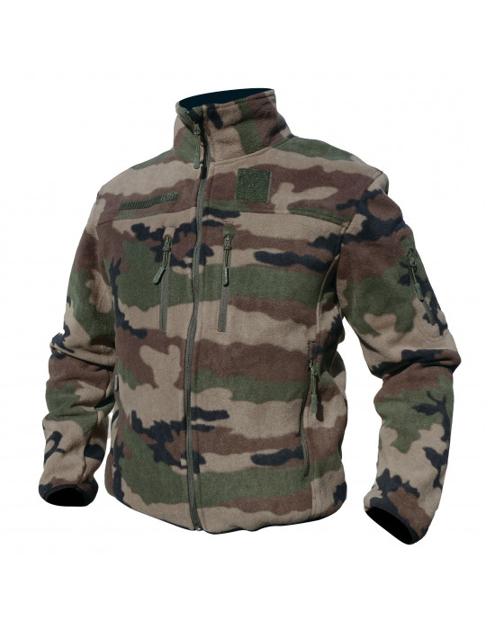 BLOUSON POLAIRE CAMO CE FITTE