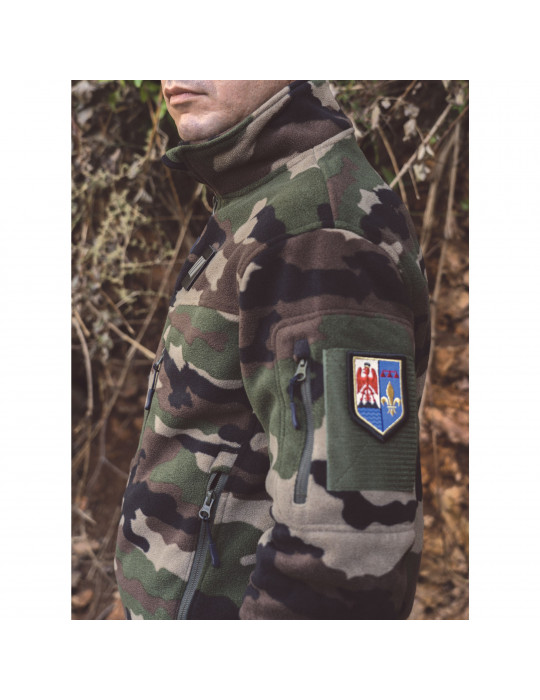 BLOUSON POLAIRE CAMO CE FITTE