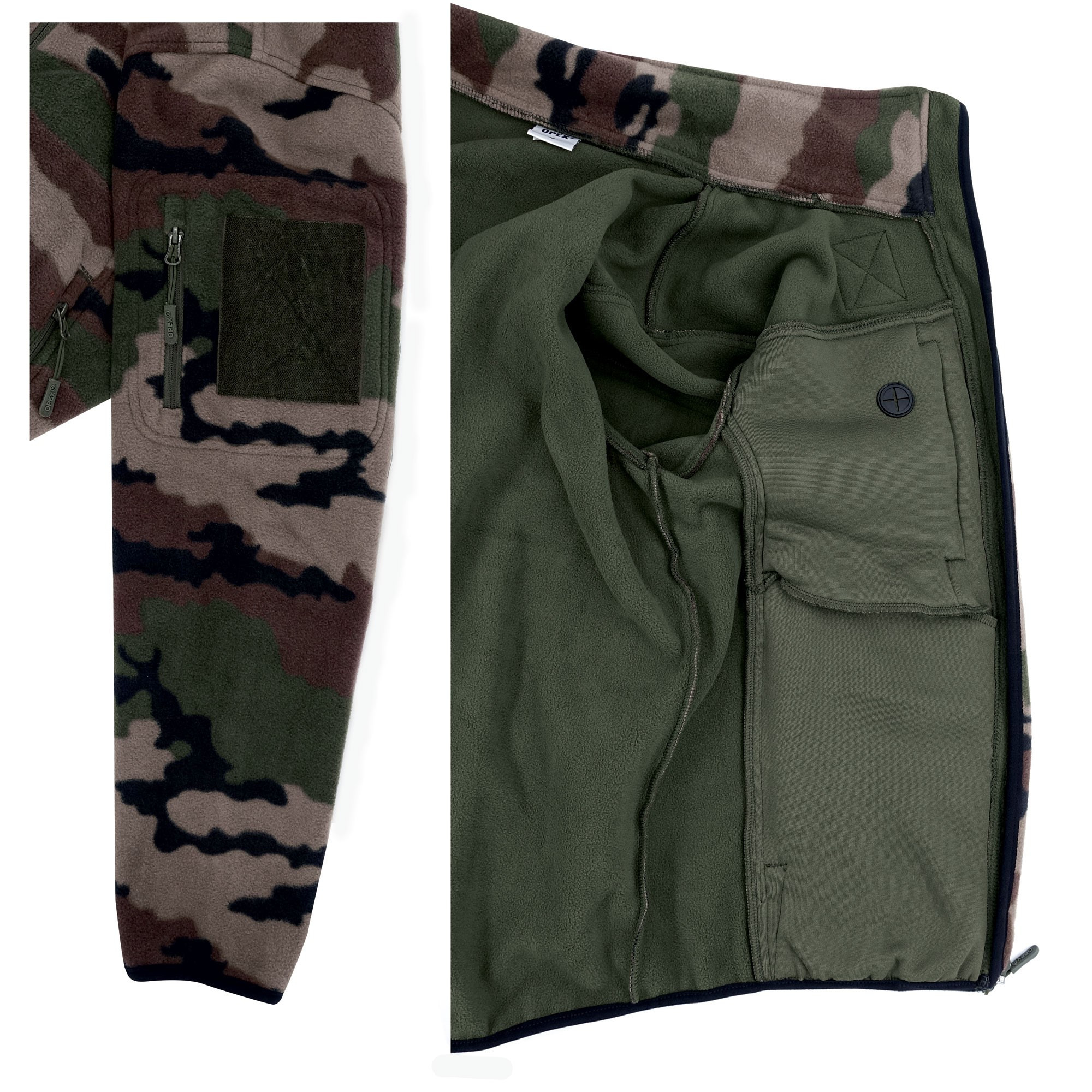 BLOUSON POLAIRE CAMO CE FITTE BLOUSON POLAIRE CAMO CE FITTE