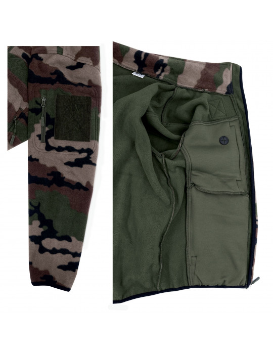 BLOUSON POLAIRE CAMO CE FITTE