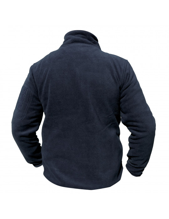 BLOUSON POLAIRE BLEU MARINE FITTE