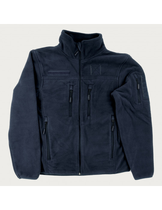 BLOUSON POLAIRE BLEU MARINE FITTE