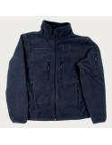 BLOUSON POLAIRE BLEU MARINE FITTE