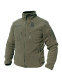 BLOUSON POLAIRE VERT ARMEE FITTE