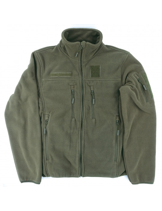 BLOUSON POLAIRE VERT ARMEE FITTE