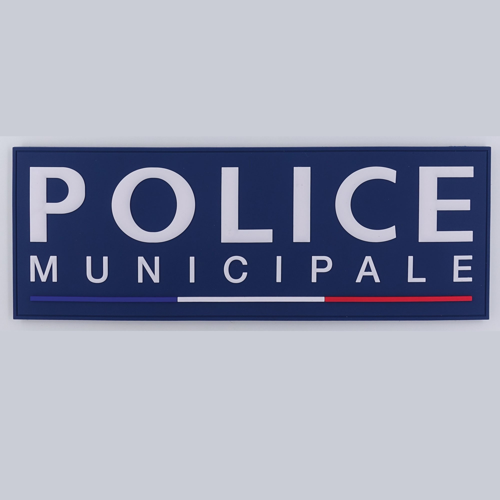 Bandeau d’identification souple Rubber haute densité  Police Municipale Bandeau d’identification souple Rubber haute densité  Police Municipale