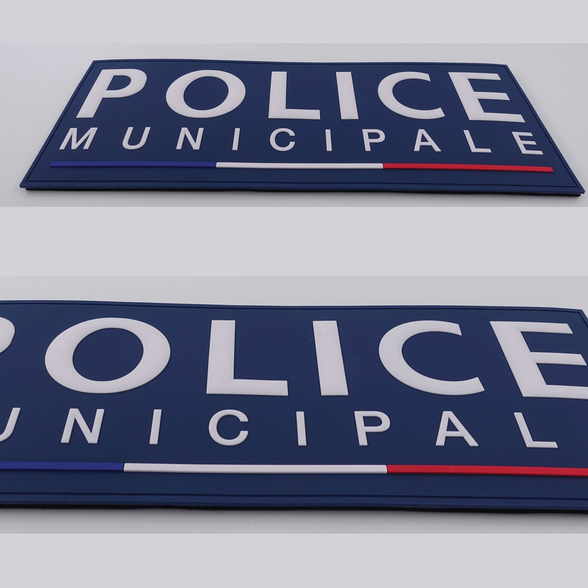 Bandeau d’identification souple Rubber haute densité  Police Municipale Bandeau d’identification souple Rubber haute densité  Police Municipale