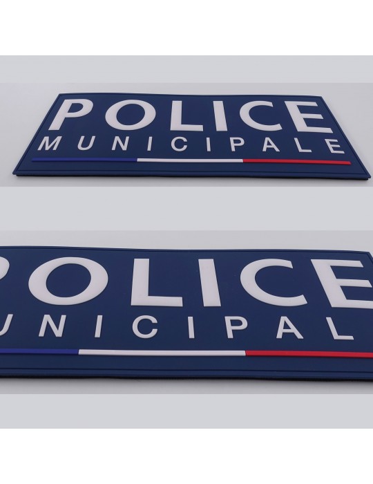 Bandeau d’identification souple Rubber haute densité  Police Municipale