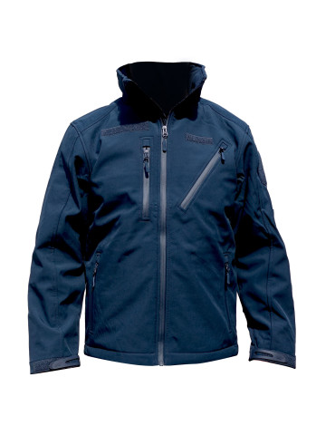 Blouson Softshell bleu marine