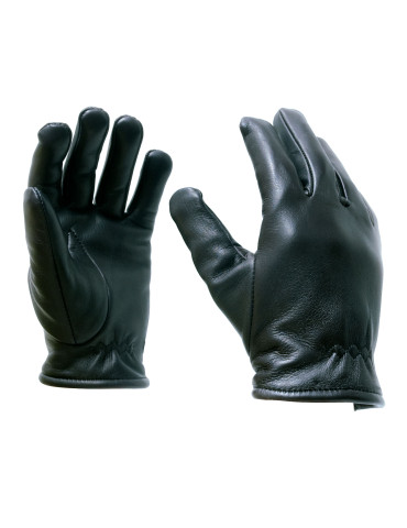 GANTS D'INTERVENTION SWAT CUIR NOIR