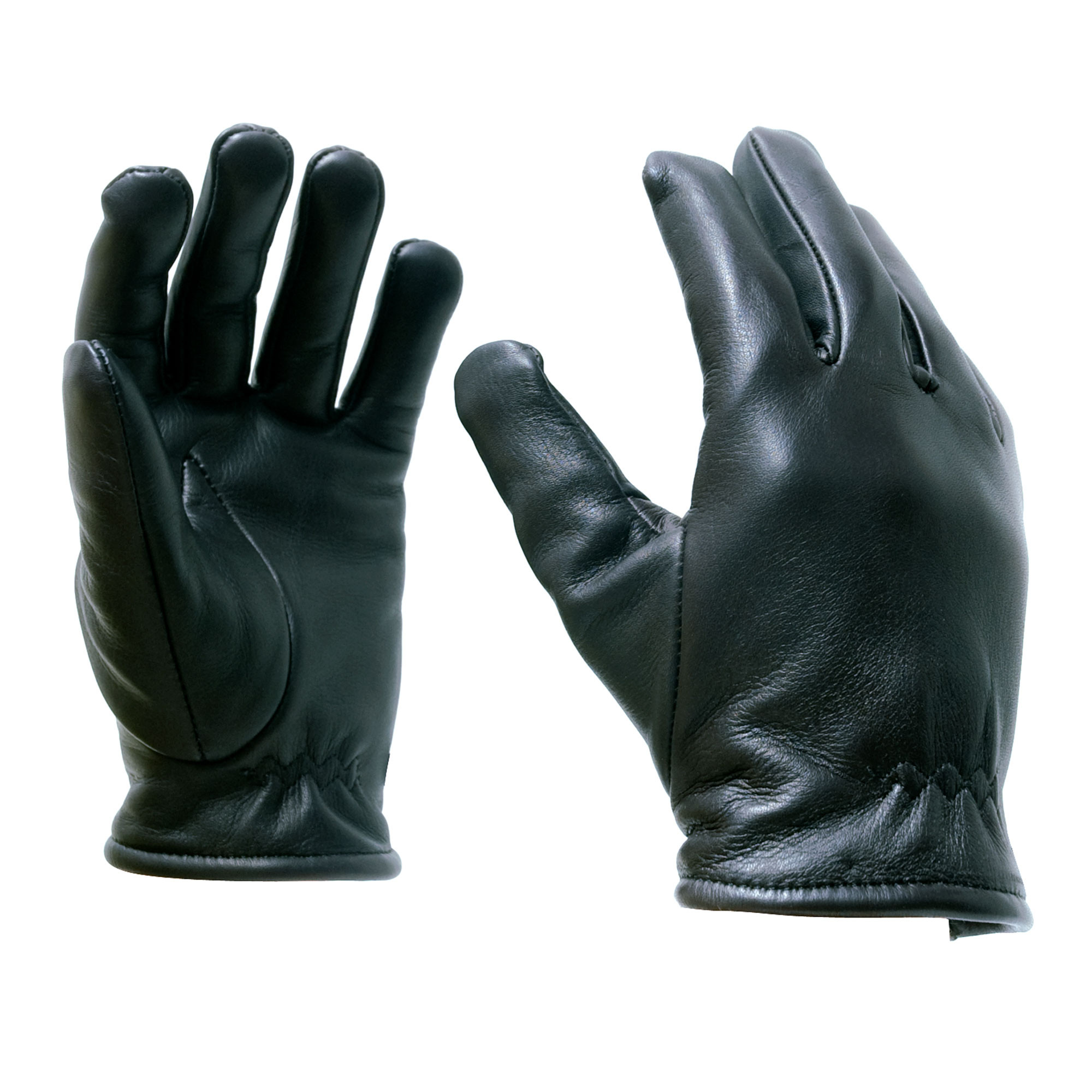 Gants en cuir souple doublés polaire Gants en cuir souple doublés polaire