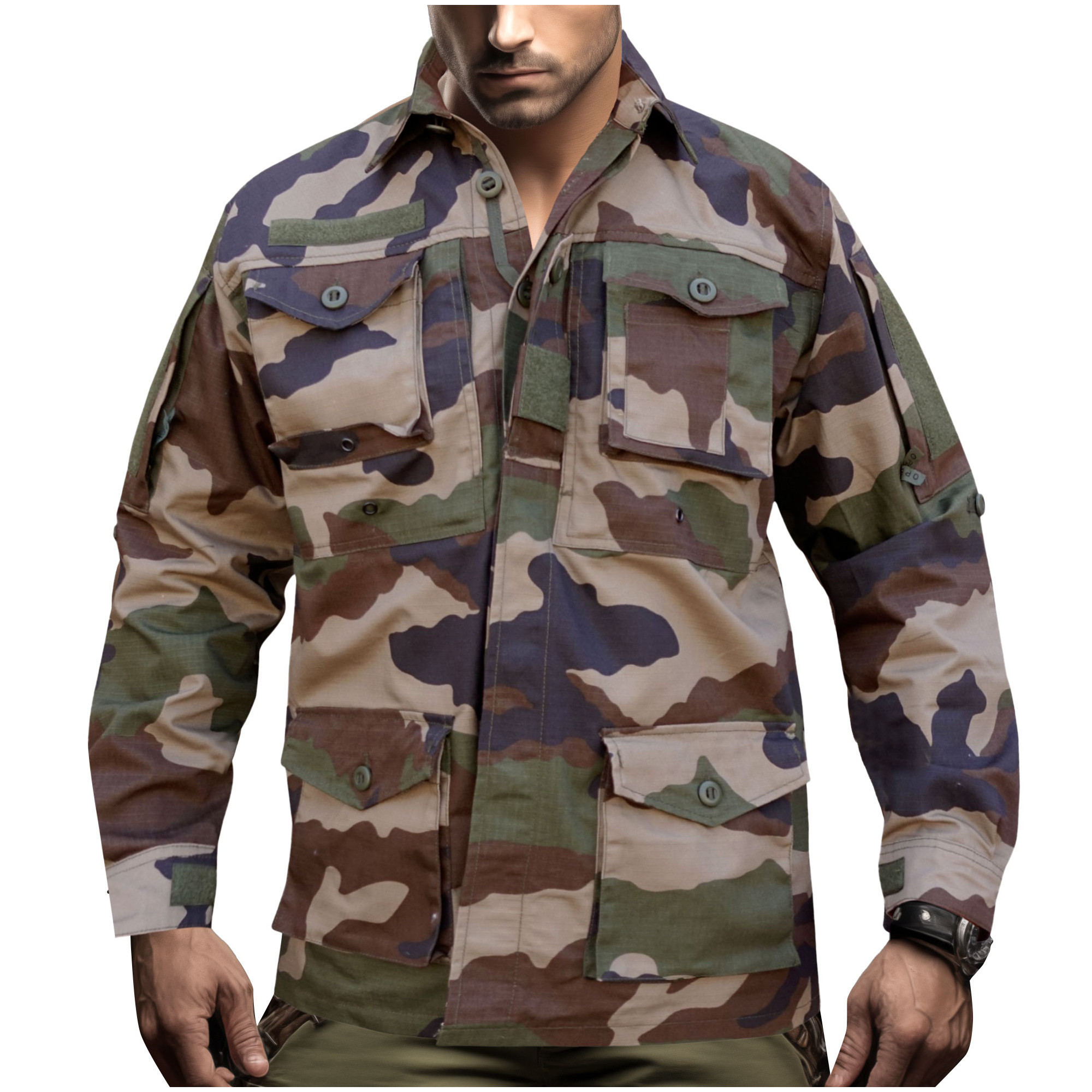 Chemise guerilla Ripstop multipoches Camo CE Opex Chemise guerilla Ripstop multipoches Camo CE Opex