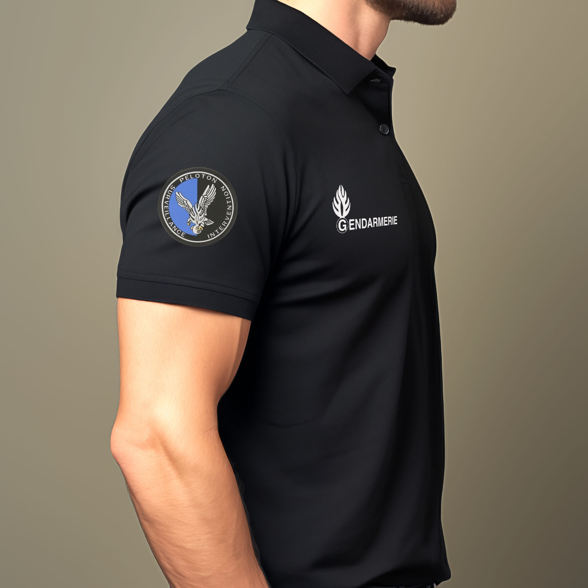 Polo Gendarmerie anti humidité Polo Gendarmerie anti humidité
