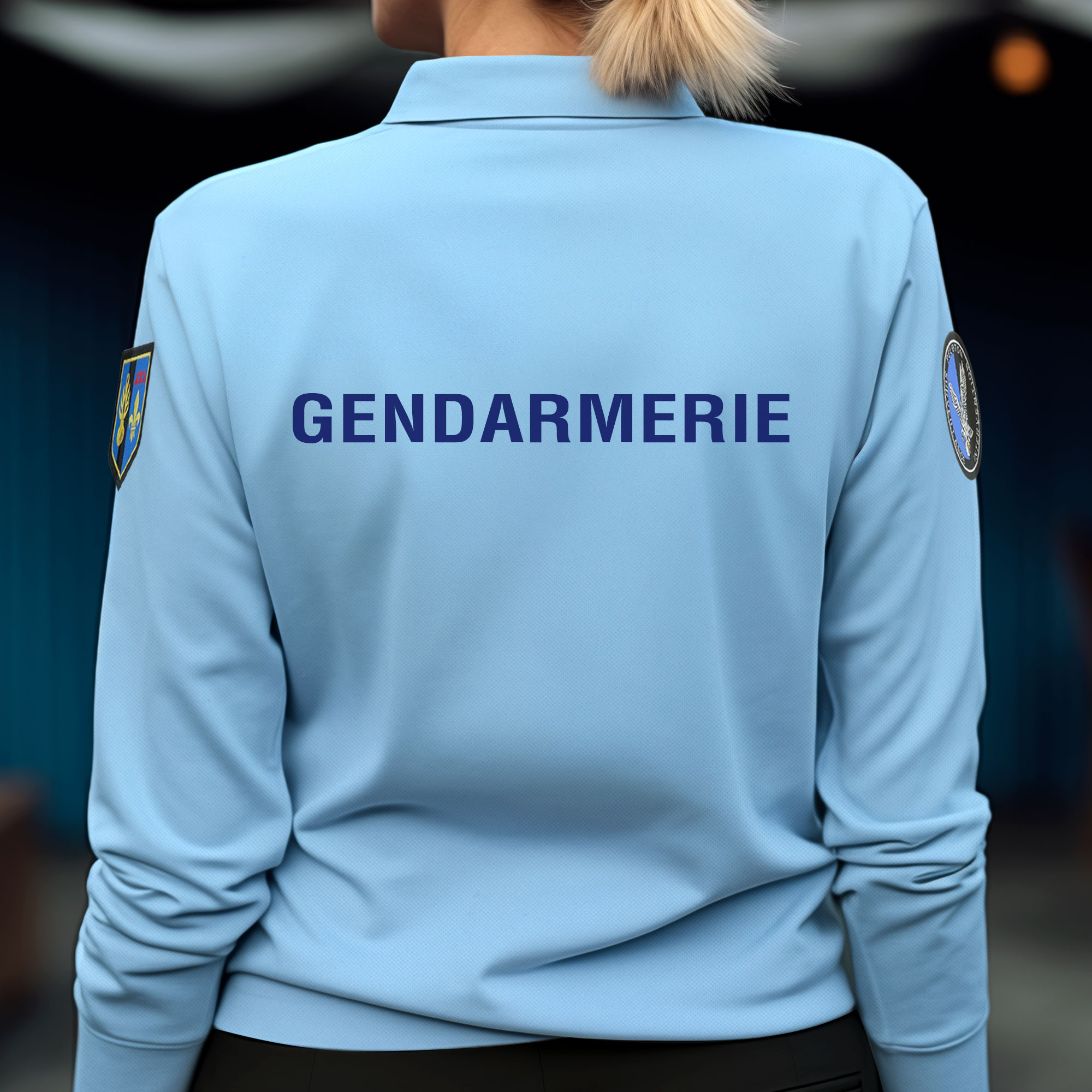 polo Gendarmerie manches longues pour femme polo Gendarmerie manches longues pour femme