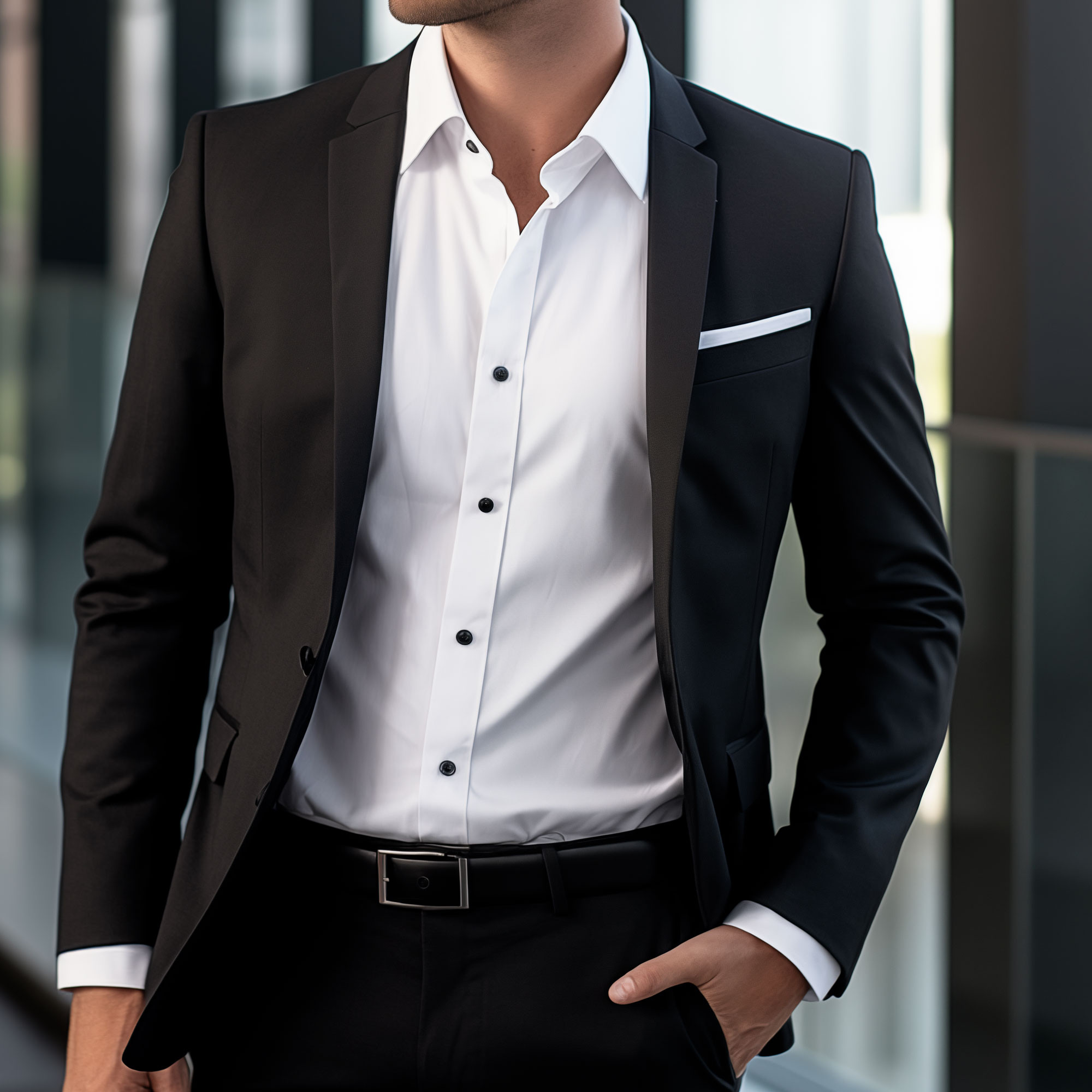Veste de costume coupe ajustée Veste de costume coupe ajustée