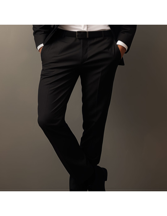 Pantalon de costume noir