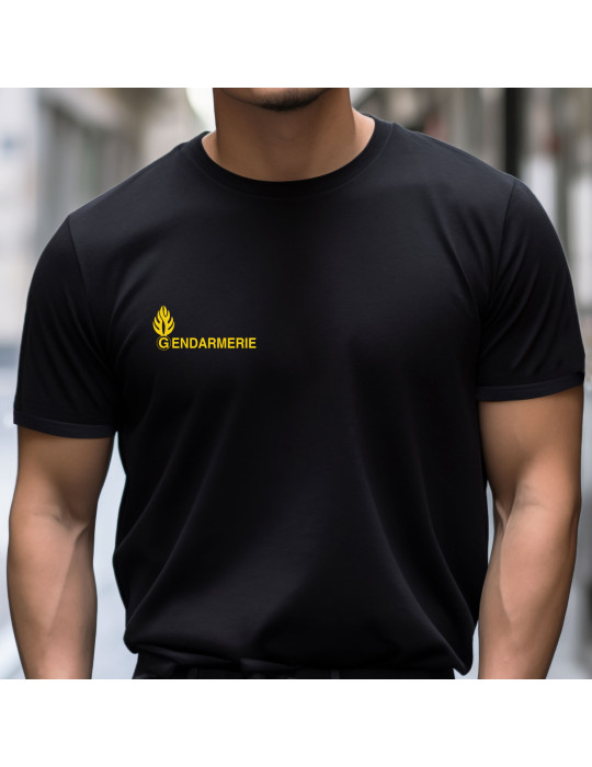 tshirt noir Gendarmerie Mobile