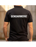Polo noir Gendarmerie