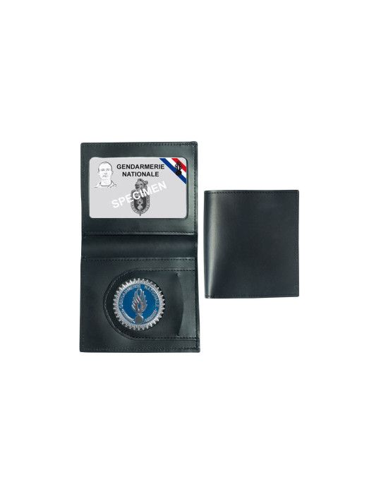 Porte carte Gendarmerie cuir format CB