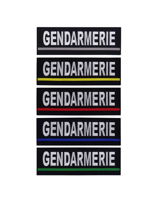 Bandeau d'identification Gendarmerie brodé groupes