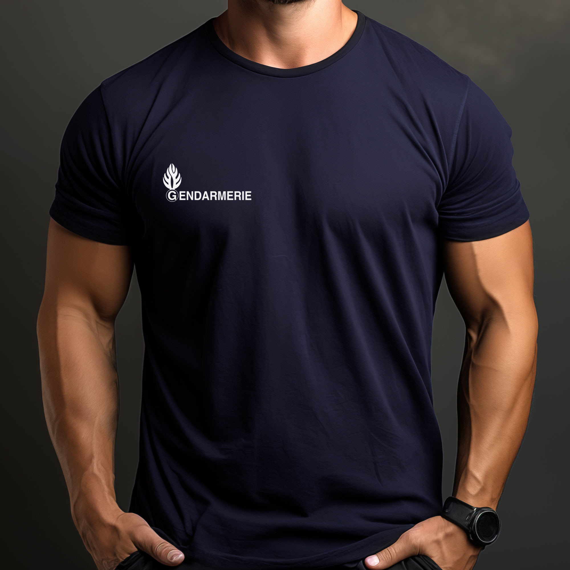 Tshirt Gendarmerie bleu marine Tshirt Gendarmerie bleu marine