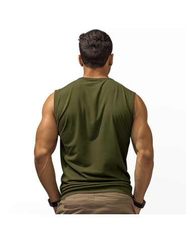 Débardeur militaire kaki