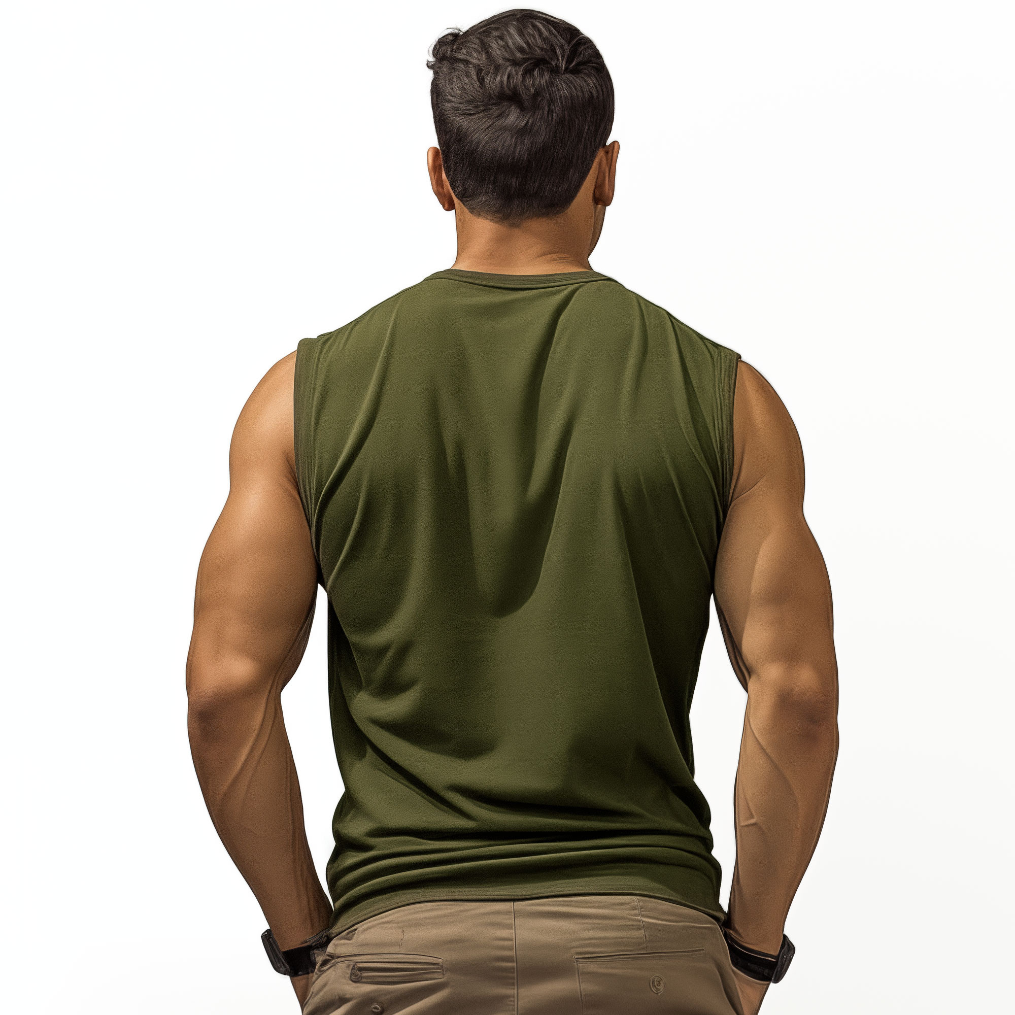 Débardeur militaire kaki Débardeur militaire kaki