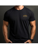 Tshirt noir brodé Para Tshirt noir brodé Para