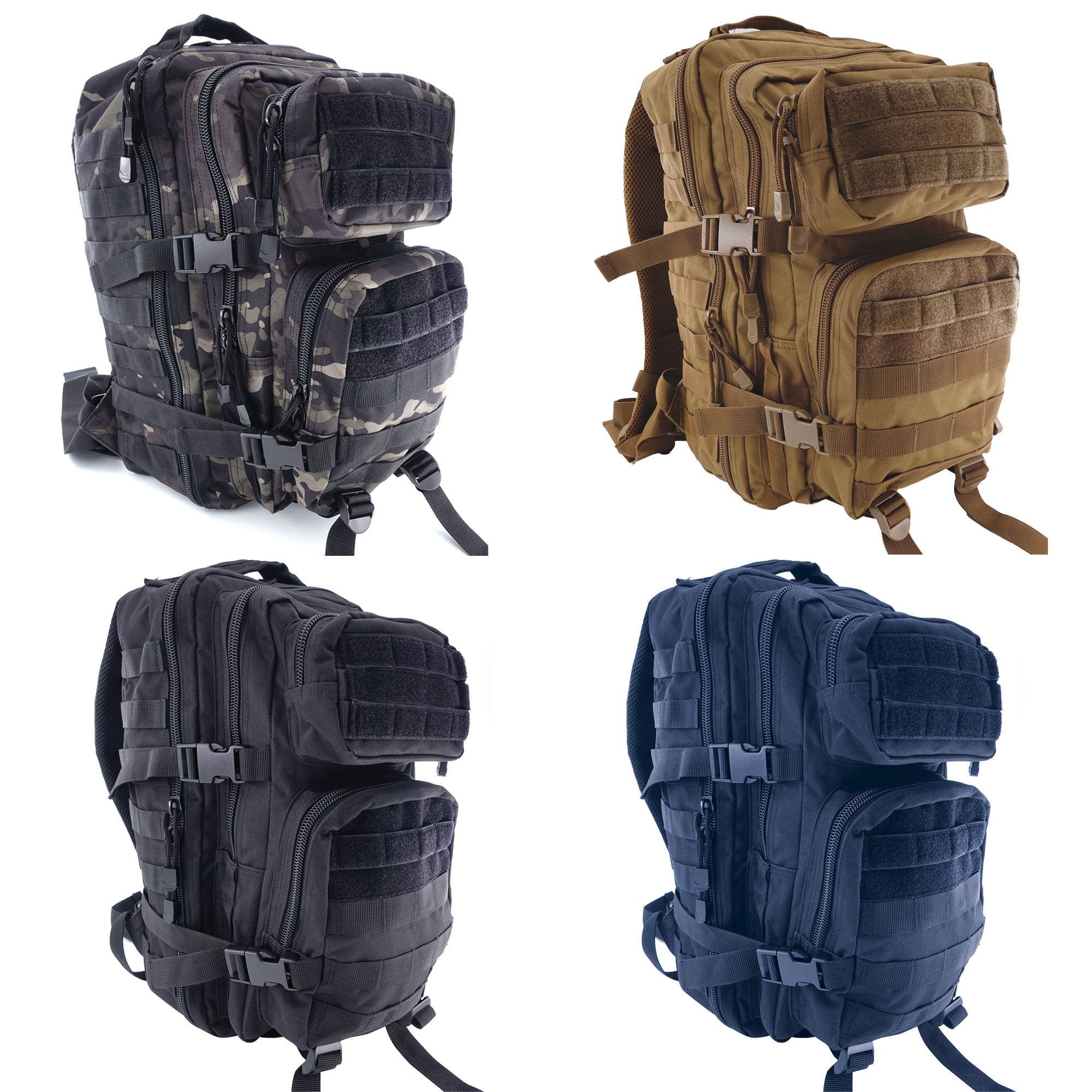 Sac à dos Falcon camouflage, coyote, noir, bleu Sac à dos Falcon camouflage, coyote, noir, bleu