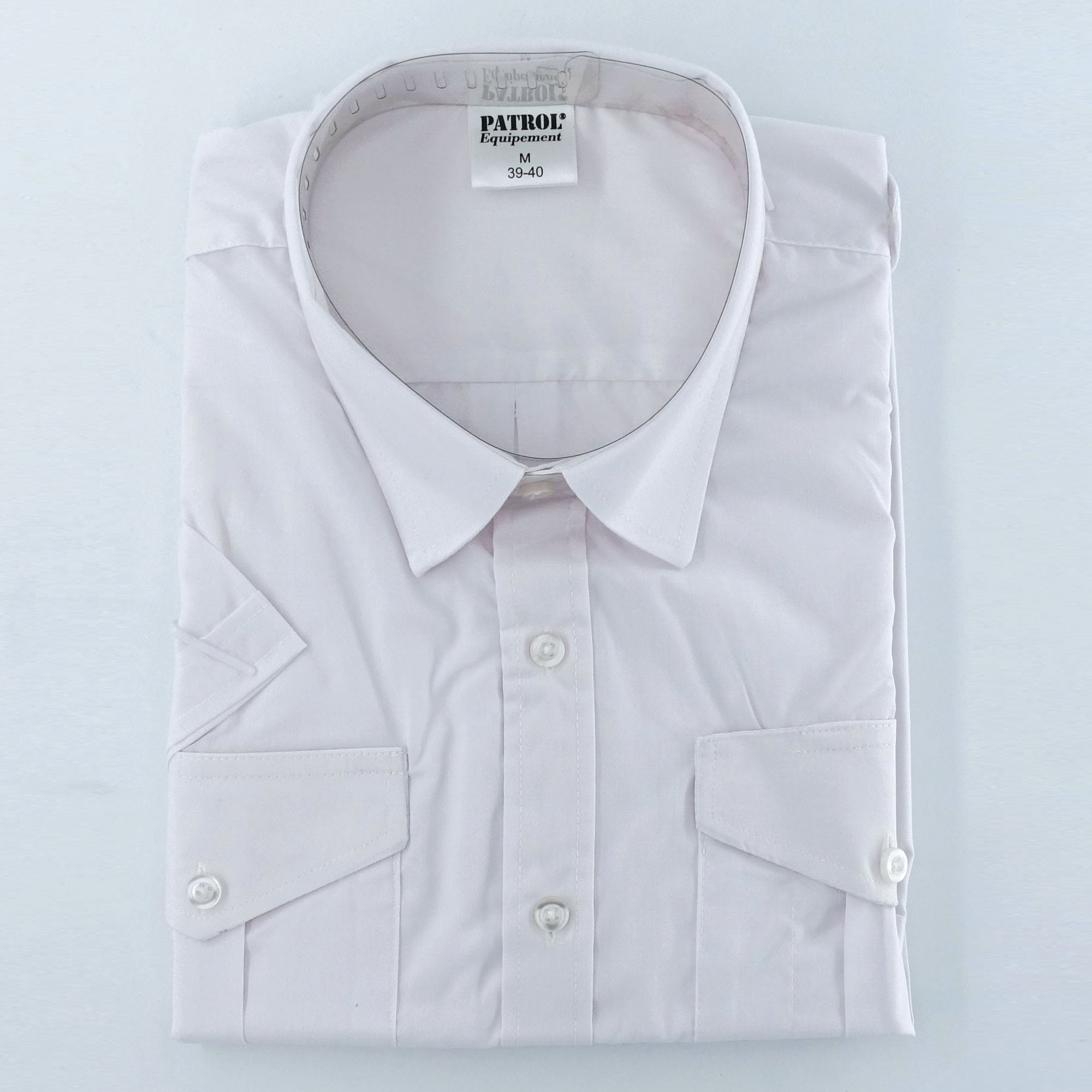 Chemise pilote blanche manches courtes Chemise pilote blanche manches courtes