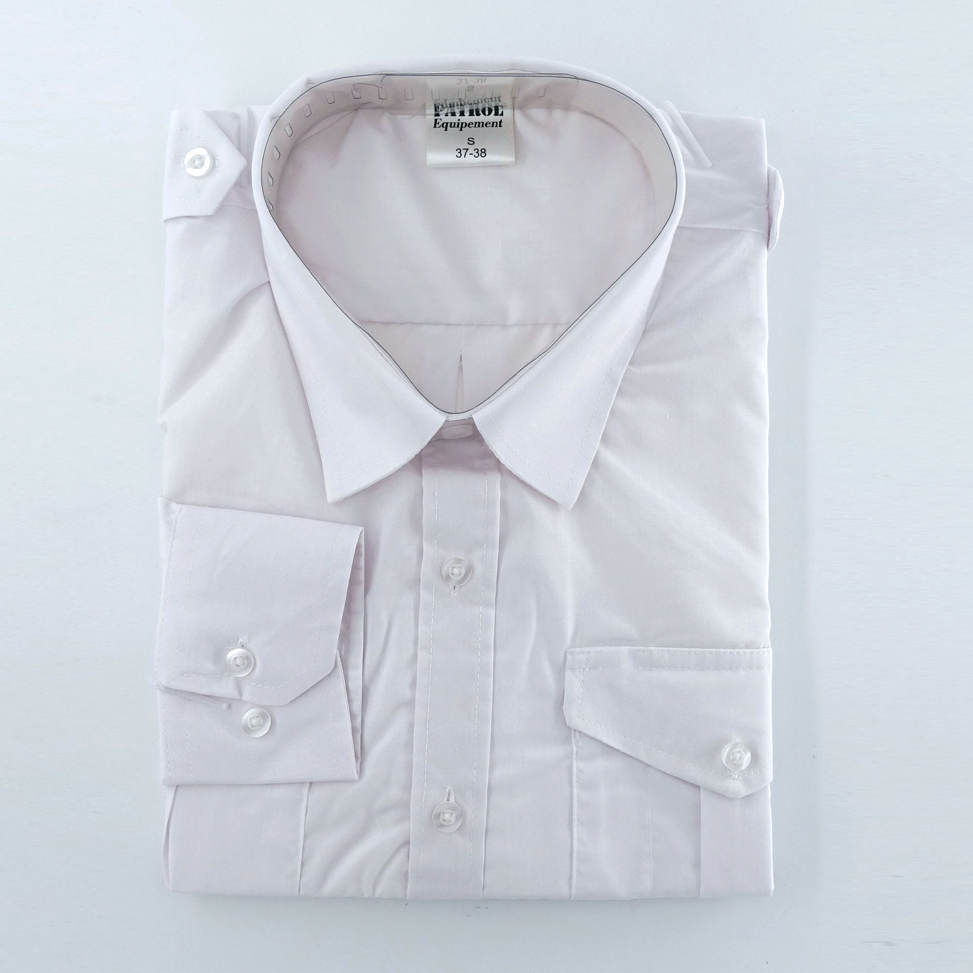 Chemise Pilote blanche manches longues Chemise Pilote blanche manches longues