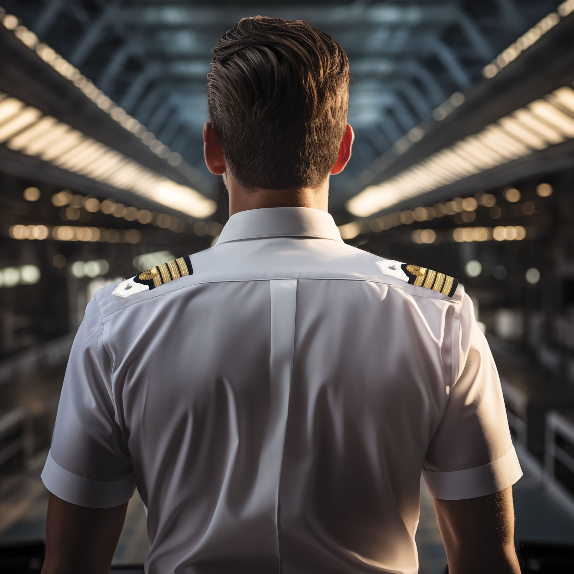 Chemise pilote blanche Chemise pilote blanche