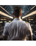 Chemise pilote blanche Chemise pilote blanche