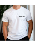 Tshirt blanc marquage Maître Chien