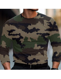Tshirt militaire manches longues Camouflage CE Tshirt militaire manches longues Camouflage CE