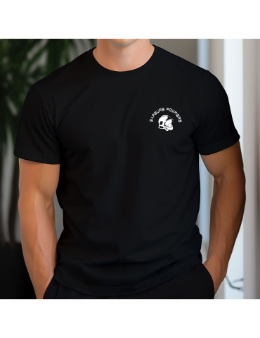 Tshirt noir Sapeur Pompier