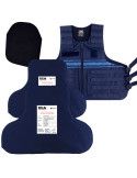 Pack incluant 2 Plaques balistiques + plaque Trauma + Housse de gilet pare-balles Police Municipale Pack incluant 2 Plaques balistiques + plaque Trauma + Housse de gilet pare-balles Police Municipale