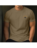 TEE SHIRT FELIN COYOTE COTON BRODE PARA