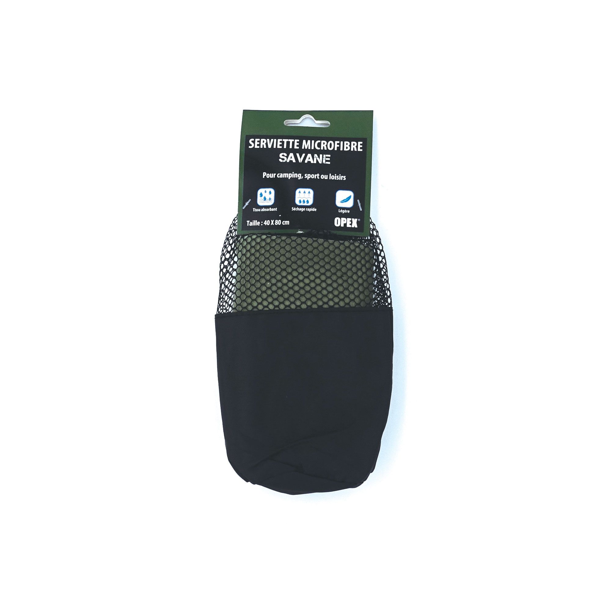 Petite Serviette microfibre verte Petite Serviette microfibre verte