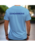 T-shirt Gendarmerie bleu Cooldry T-shirt Gendarmerie bleu Cooldry