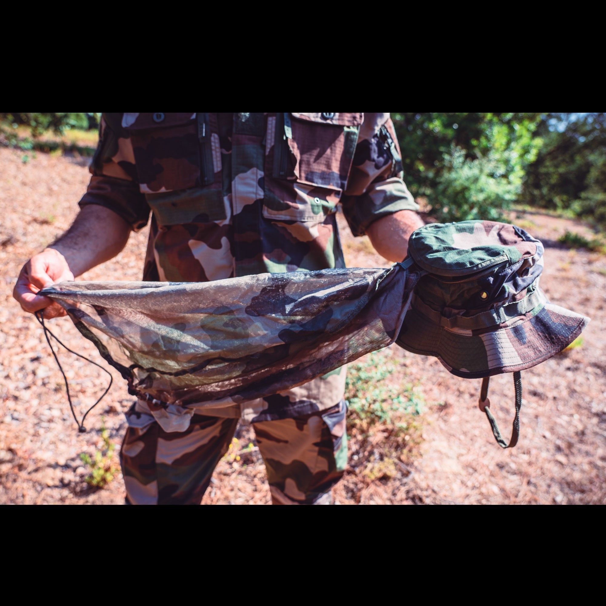 Chapeau Jungle avec moustiquaire