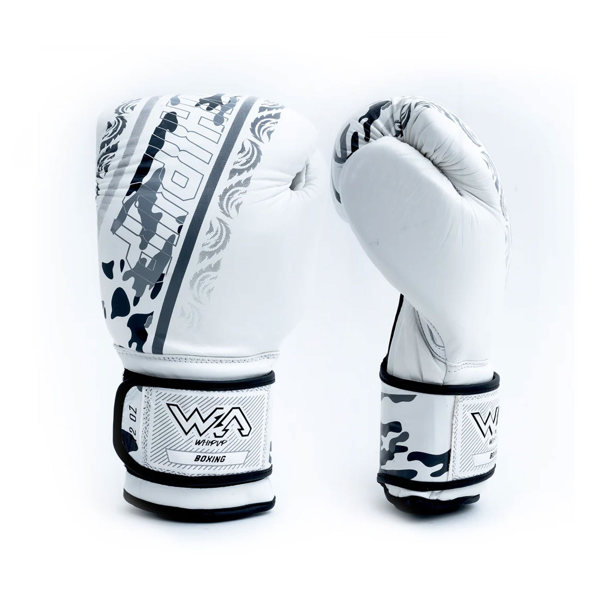 gants de boxe Pro Limited cuir Blanc gants de boxe Pro Limited cuir Blanc
