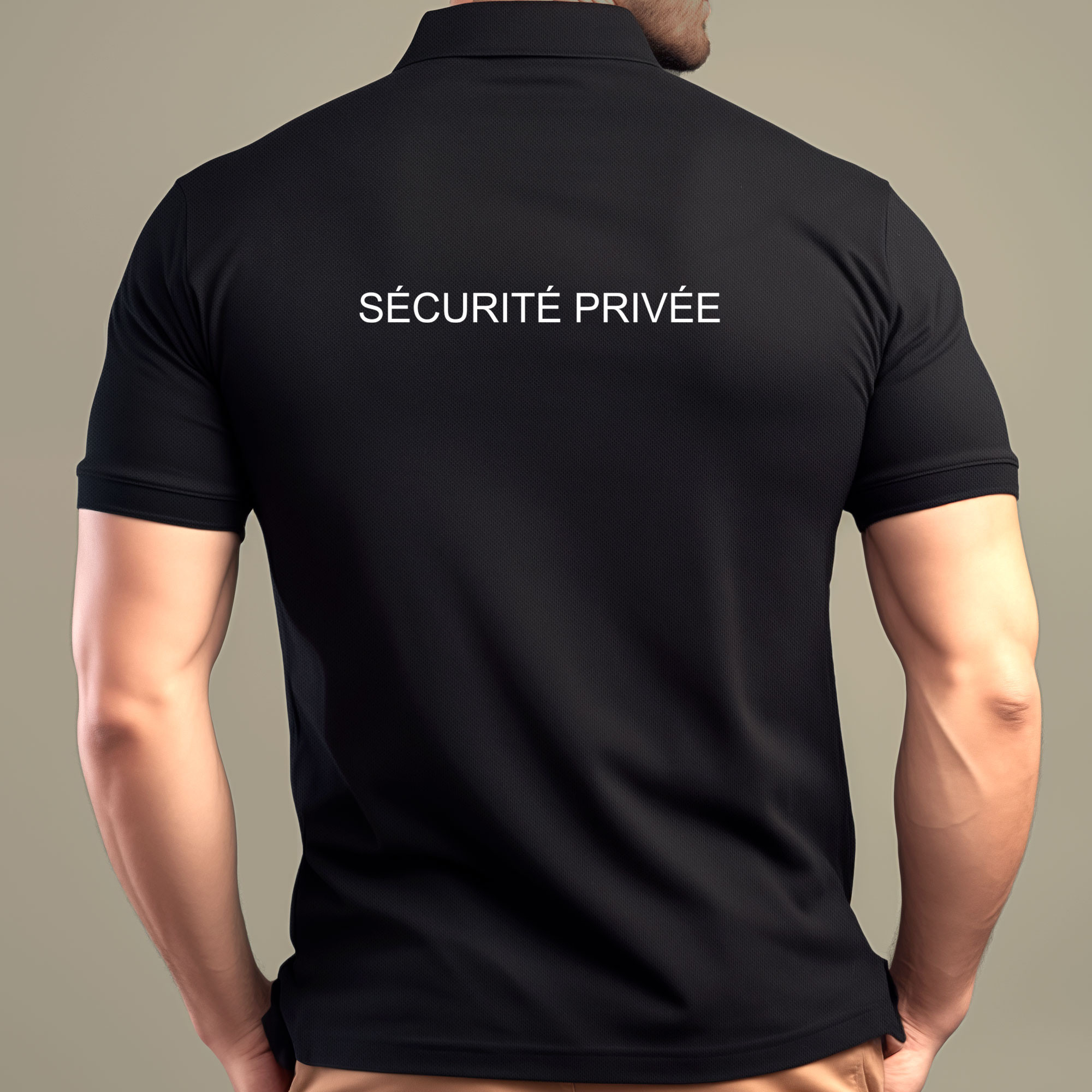 Polo noir Sécurité privée 2024 Polo noir Sécurité privée 2024