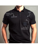 Polo noir Sécurité norme Polo noir Sécurité norme