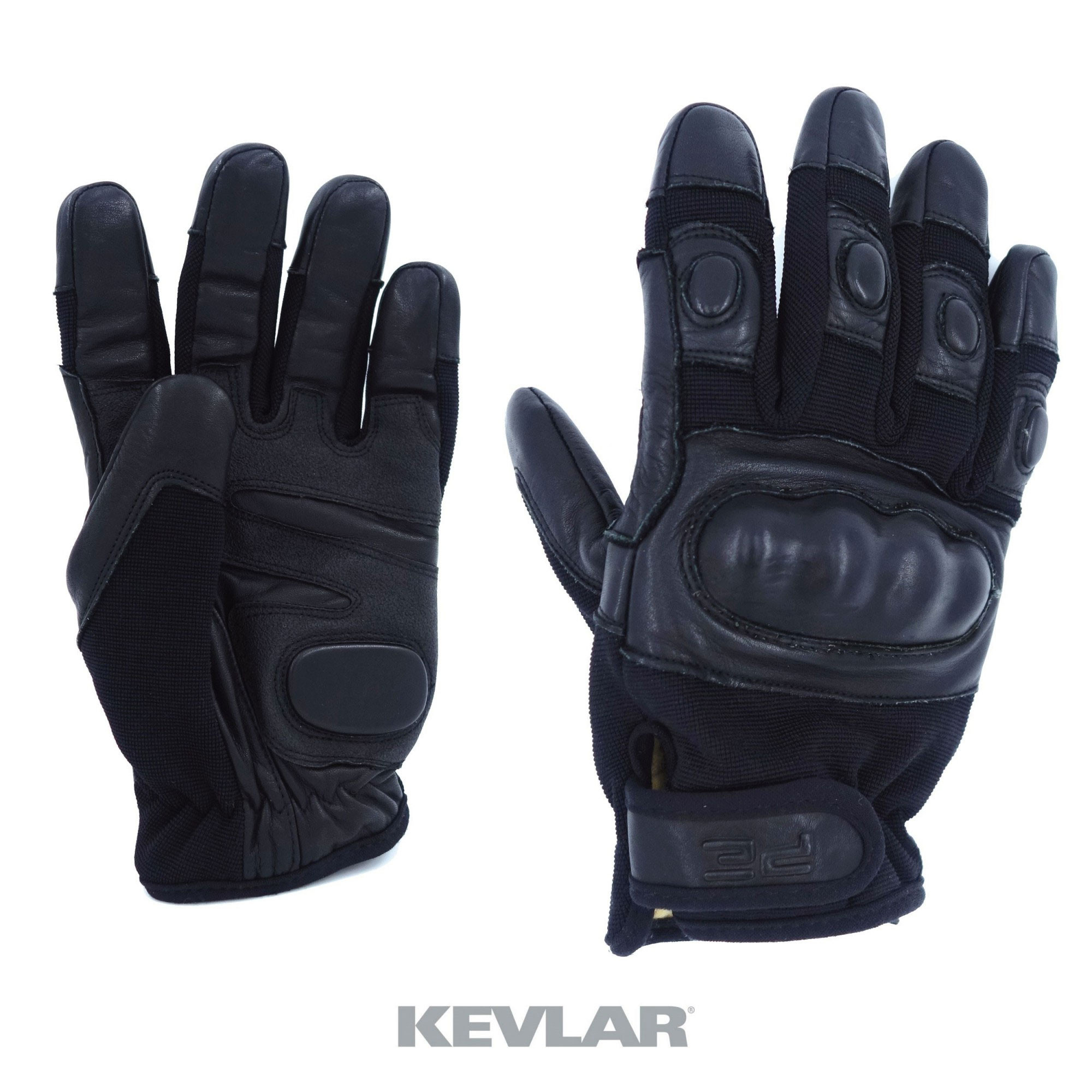 Gants anti-coupure noirs