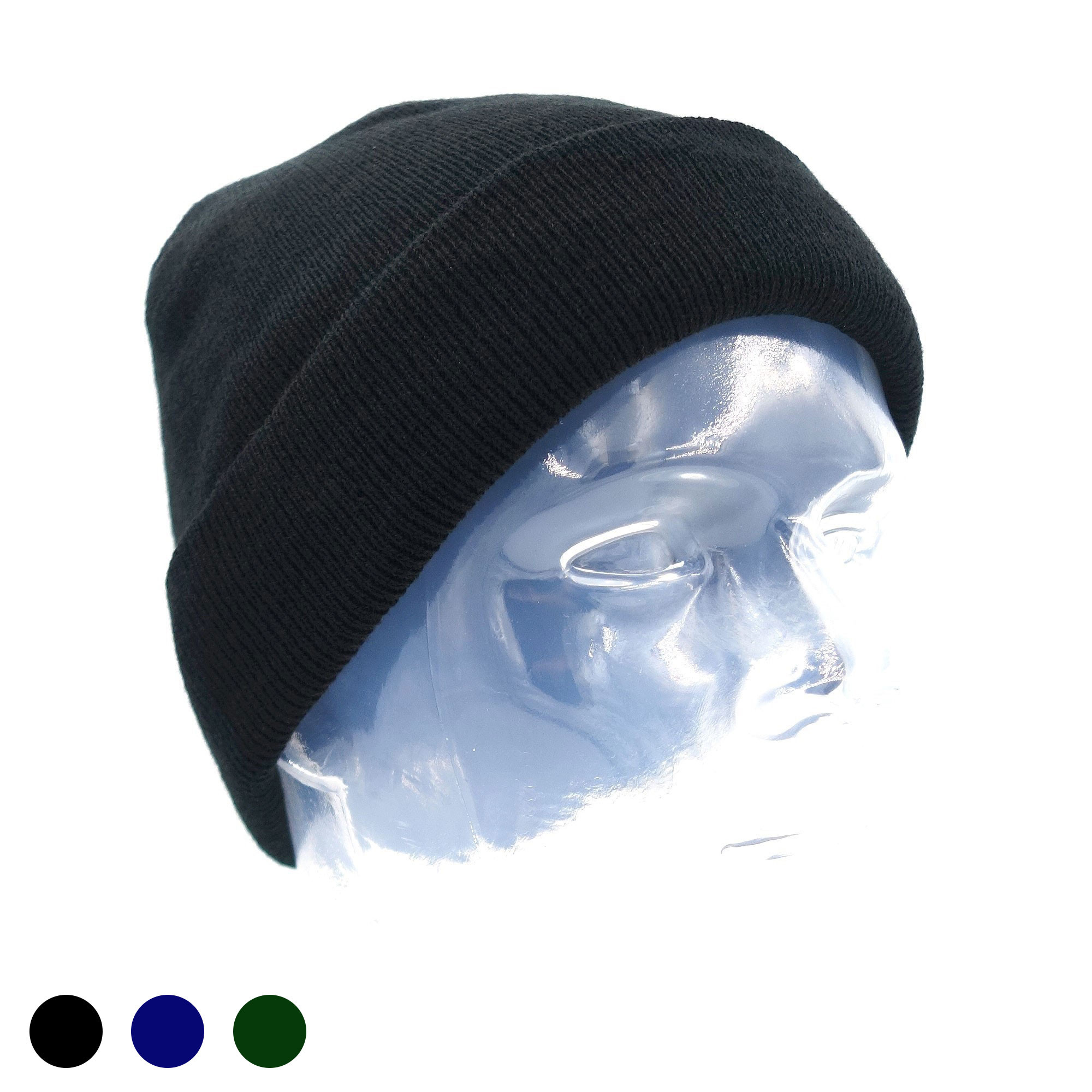 Bonnet noir Militaire Maille Thinsulate Bonnet noir Militaire Maille Thinsulate